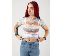 Guns N' Roses - Welcome To The Jungle Mesh Cropped - Girly - blue - S - 95% Polyester, 5% Elastane S