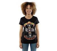 Guns N Roses Women's Appetite For Destruction T-Shirt Medium Black