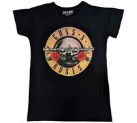 Guns N Roses Women's Classic Logo Pyjama Top in Grey | Size: Small Guns N' Roses Grey S