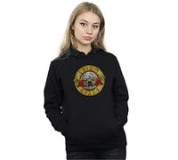 Guns N' Roses Women's Vintage Bullet Logo Hoodie X-Small Black