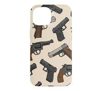 Guns Pistols Revolvers Print Pattern Collector Case for iPhone 15