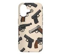 Guns Pistols Revolvers Print Pattern Collector Case for iPhone 17