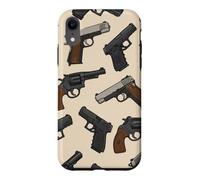 Guns Pistols Revolvers Print Pattern Collector Case for iPhone XR