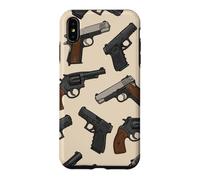 Guns Pistols Revolvers Print Pattern Collector Case for iPhone XS Max