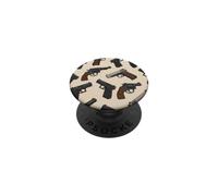 Guns Pistols Revolvers Print Pattern Collector PopSockets Adhesive PopGrip
