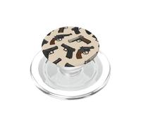 Guns Pistols Revolvers Print Pattern Collector PopSockets PopGrip for MagSafe
