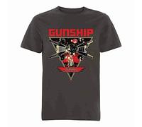 GUNSHIP Official Limited Edition Death Blossom T-Shirt (S) Grey