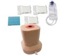 Gunshot Wound Simulated Model, Trauma Simulator Model For Practising Haemostatic Techniques,with Compression Gauze, Waterproof Pad And Infusion Bag