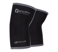 Gunsmith Fitness 7mm Knee Sleeves Weight Lifting for Men and Women - 1 Pair Neoprene Gym Knee Support for Powerlifting, Weightlifting, Squats & Releases Post Workout Pain and Discomfort