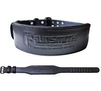 Gunsmith Fitness Apex Lifting Belt - Ultra Premium Handmade, All Black Olympic & Powerlifting (Olympic 6/7mm Double Prong, XL)