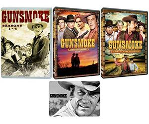 Gunsmoke: Complete Seasons 1-5 DVD Collection with Bonus Sticker