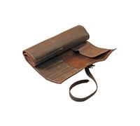 Gunson Leather Tool Roll Antique Finish 15 Pockets 77168