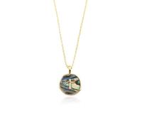 Guntaas Gems Exquisite Gold Plated Pendant Necklace, Unique, Stylish and Elegant Jewelry Piece for Women, Standard, Brass, No Gemstone