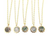 Guntaas Gems Exquisite Gold Plated Pendant Necklace, Unique, Stylish and Elegant Jewelry Piece for Women, Standard, Brass, No Gemstone