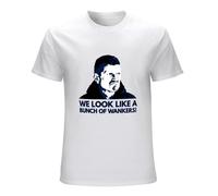 Gunther Steiner We Look Like a Bunch of Wankers Unisex T-Shirt Printed Tee Graphic Top Men White Shirt L