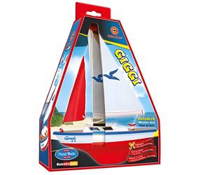 Gunther TWG1827 Giggi - Small Wooden Sailing Boat