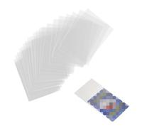 Gunwon 100Pcs Standard Card Sleeves, Clear Deck Protectors Card Protector Sleeves, 66 x 91mm Standard Trading Card Sleeves for Trading Card, Magic, MTG, The Gathering, Board Games(Transparent)