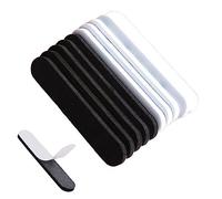 Gunwon 10pcs Hat Reducer Felt Cap Size Reducer Tape,Hat Size Tape Hat Size Reducer Foam Reducing Tape Self Adhesive Sweat Breathable for Hats Caps Sweatband,Baseball Caps(11 * 2cm,Black&White)