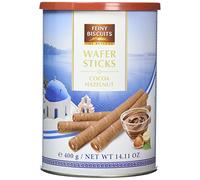 Gunz Feiny Biscuits Wafers Rolls with Cocoa Hazelnut Cream, 400 g