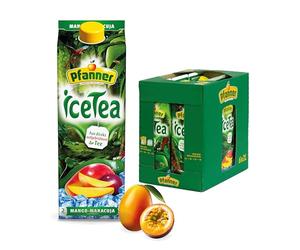 Gunz Pfanner Mango Passion Fruit Icetea, 2 Liters (Pack of 6)