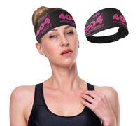 GuoChe 404 Error Life Not Found Cooling Fabric Headbands Elastic Head Sweat Bands for Women for Running,Yoga,Gym,Athletic Sports
