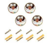 GuoChe 4PCS Hardware for Cabinets and Drawers Autism Mom Colorful Puzzle Kitchen Knobs for Kitchen Kitchen 1.26 Inch