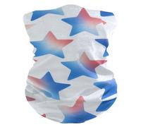 GuoChe 4th_july_stars_gradient_pattern Four season Wind proof Hair Band Cool Neck Gaiter Unique Designs Hair Band Cloth Face Mask for Skiing Skiing Halloween Costumes mascara para trabajar bajo el