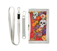 GuoChe 6-18 Ages Outdoor Sports Wallets Travel Novelty Wallet for Childrens Boys Cute Credit Card Holder Cash Pocket Purse Mexico Culture