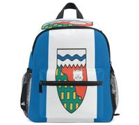 GuoChe Backpack for Toddler Girls Boys Kids School Bag S, Northwest Territories Flag, S, Daypack