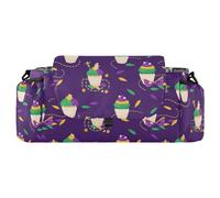 GuoChe bag stroller organizer Mardi Gras Carnival Food Lily Beads Cupcake Purple stroller drink caddy With Non-Slip Shoulder Strap & Stroller acesorios para baby