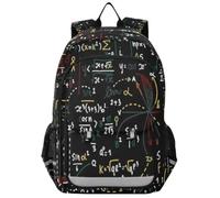 GuoChe Beige Watercolor Flower Children Daily Rucksack, Simple Math Formulas, One Size, Classic Kids Backpack