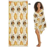 GuoChe Bumble Bee - Honey Bees Yellow Honeycomb Beekeeper Pattern Magnetic Large