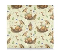 GuoChe Car Registration and Insurance Card Holder Fairy Tale Retro Woodland Mushrooms and Snails for Women Men Registration and Insurance Card Holder Car Essentials