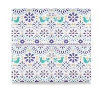 GuoChe Car Registration and Insurance Card Holder Mexican Folk Art Texture Vehicle Insurance and Registration Holders Wallet Case for ID Card Driving Licence Key Contact Information Cards