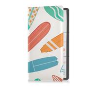 GuoChe Car Registration and Insurance Card Holder Sea Surfing Colorful Surf for Women Men Registration and Insurance Card Holder Car Essentials