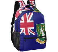 GuoChe Casual Daypack Minimalist Look Peach Skin Lining Lightweight for Boys Girls for Daily Commute British Virgin Islands