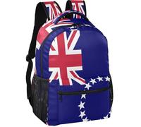 GuoChe Casual Daypack Modern Style Twill Weave Fabric Adjustable Shoulder Straps for Boys Girls for Travel, Flag of the Cook Islands, S, Childrens-school-backpacks
