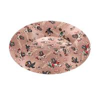 GuoChe Christmas Penguin Adventure Pet Cat Beds Relieve Stress fluffier Puppy Beds for Medium Size Pets Sleeping