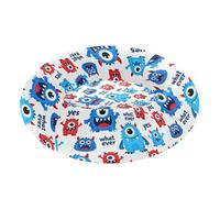 GuoChe Colorful Monsters Pattern Pet Cat Beds Relieve Stress fluffier Cat Pillow Bed for Pets Sleeping Medium Size