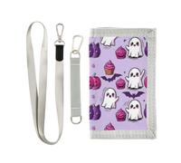 GuoChe Cordura Nylon Fabric Wallet Pastel Goth Halloween Witchy Magical
