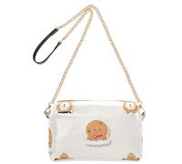GuoChe Crossbody Bags For Women Vegan Leather Everyday Purses Waterproof Shoulder Bag Christmas Cookies