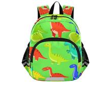 GuoChe Cute Ears Big Kid Backpacks Leash Kids Boy's/Girl's Anti-Lost, Bright Jungle Creature, S, Classic Kids Backpack