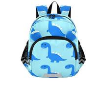 GuoChe Cute Ears Cute Kid Backpack Leash Kids Boy's/Girl's Anti-Lost, Sky Blue Mini Beast, M, Classic Kids Backpack