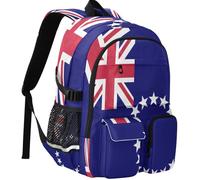 GuoChe Daypack All Over Print 30L Capacity with Multi Pockets for Travel Backpack, Flag of the Cook Islands, One Size, Basic-multipurpose-backpacks
