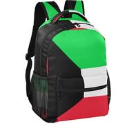 GuoChe Daypack Minimalist Look Peach Skin Lining 6 Compartments for Teens 7-18 Years Old for Travel Zimbabwe Flag, National Flag of the Republic of Korea, S, Childrens-school-backpacks