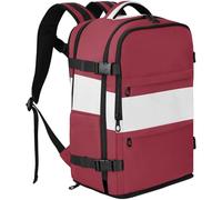 GuoChe Daypack Twill Tote Fabric 20L Capacity with Multi Compartments for Commute, National Flag of Latvia, One Size, Basic-multipurpose-backpacks