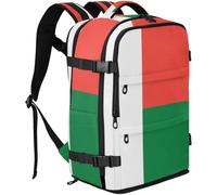GuoChe Daypack Twill Tote Fabric 20L Capacity with Multi Compartments for Commute, National Flag of Madagascar, One Size, Basic-multipurpose-backpacks