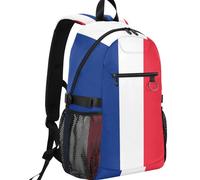 GuoChe Daypack Water Resistant 20L Capacity with Side Strap Buckle for Business, Flag of Réunion, One Size, Basic-multipurpose-backpacks