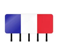 GuoChe Flag of The French Southern and Antarctic Lands Key for wall with Mail Organizer & 5 Self-Adhesive Hanging Key Rack for Room Decor Entryway Hallway