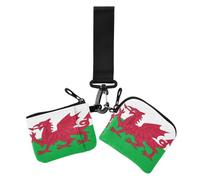 GuoChe Flag Of Wales Women's Coin Wallet Card Holder
